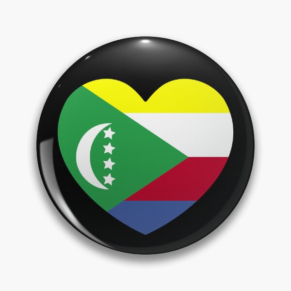 Item preview, Comoros Flag Heart KM designed and sold by shitpostee.