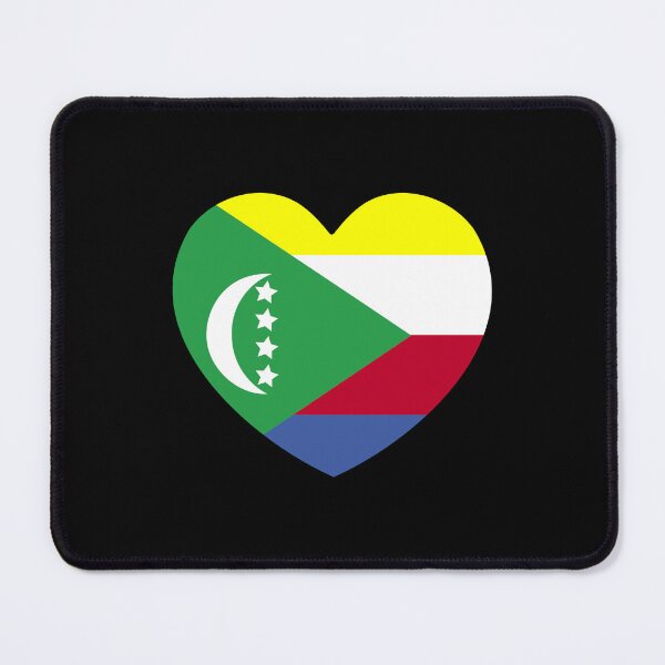 Item preview, Comoros Flag Heart KM designed and sold by shitpostee.