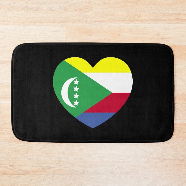 Item preview, Comoros Flag Heart KM designed and sold by shitpostee.