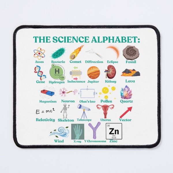 Item preview, The Science Alphabet, cool science, stem designed and sold by NoetherSym.