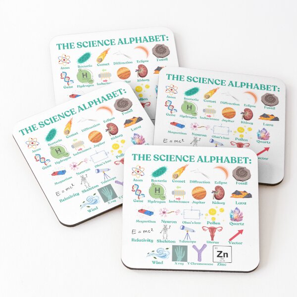 Item preview, The Science Alphabet, cool science, stem designed and sold by NoetherSym.