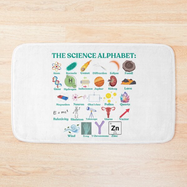 Item preview, The Science Alphabet, cool science, stem designed and sold by NoetherSym.
