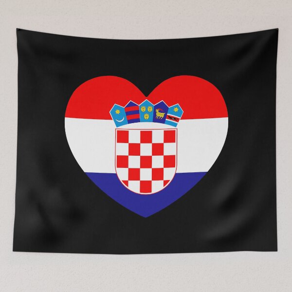 Item preview, Croatia Flag Heart HR designed and sold by shitpostee.