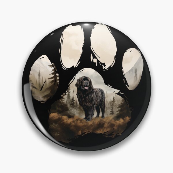 Item preview, Funny Newfoundland Paw Foggy Mountain Tree Mom Dad Kids designed and sold by rafaeltto.