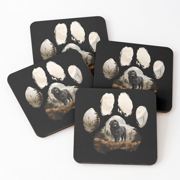 Item preview, Funny Newfoundland Paw Foggy Mountain Tree Mom Dad Kids designed and sold by rafaeltto.