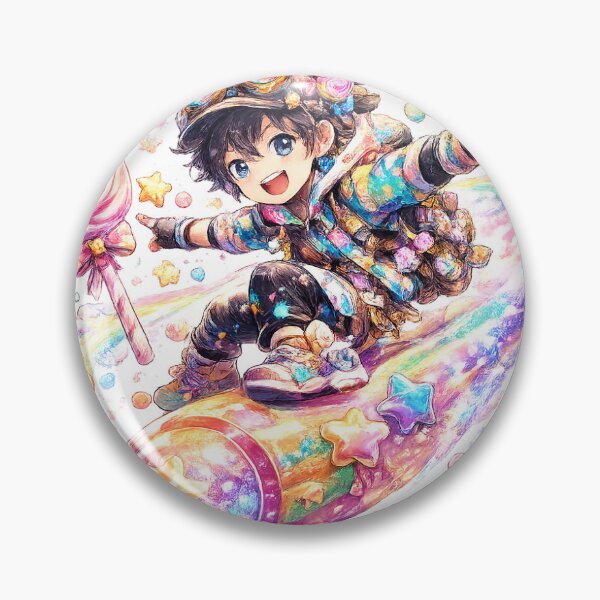 Aperçu de l'œuvre Autocollant Candy Comet Rider créée et vendue par blossomfun.
