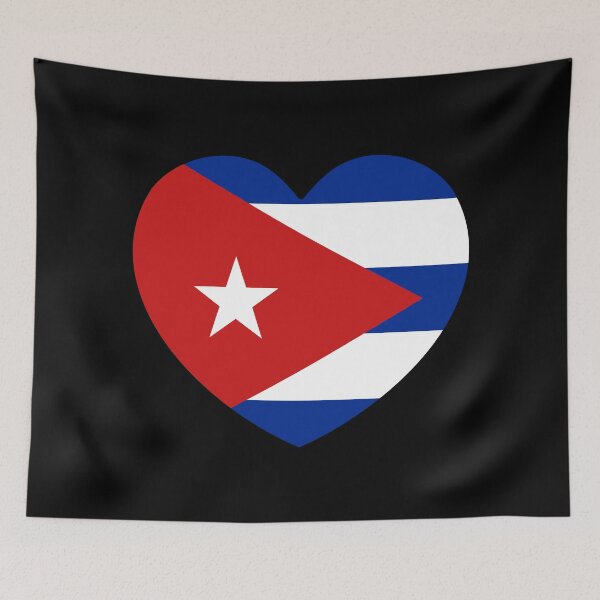 Item preview, Cuba Flag Heart CU designed and sold by shitpostee.