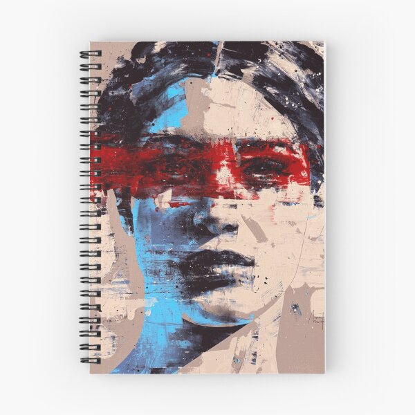 Item preview, Behind the Red Line Contemporary Abstract Female Portrait designed and sold by OmerValiquet.