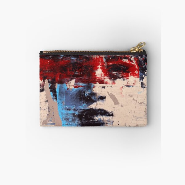 Item preview, Behind the Red Line Contemporary Abstract Female Portrait designed and sold by OmerValiquet.