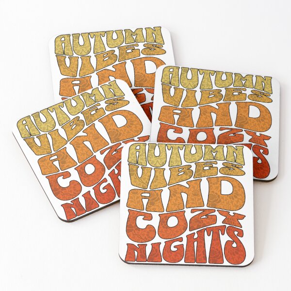Item preview, Autumn Vibes and Cozy Nights designed and sold by Tin Robot Co..