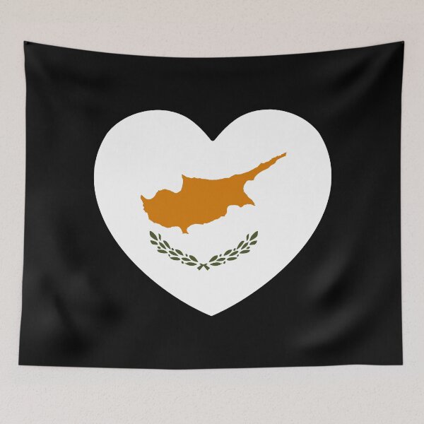 Item preview, Cyprus Flag Heart CY designed and sold by shitpostee.