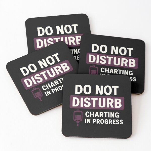 Item preview, Do Not Disturb Charting Shirt, Funny Nurse Parody Logo Tee, Minimalist Nurse Sarcastic T-Shirt, IV Bag Graphic Nurse Gift designed and sold by TshirtsLabs.