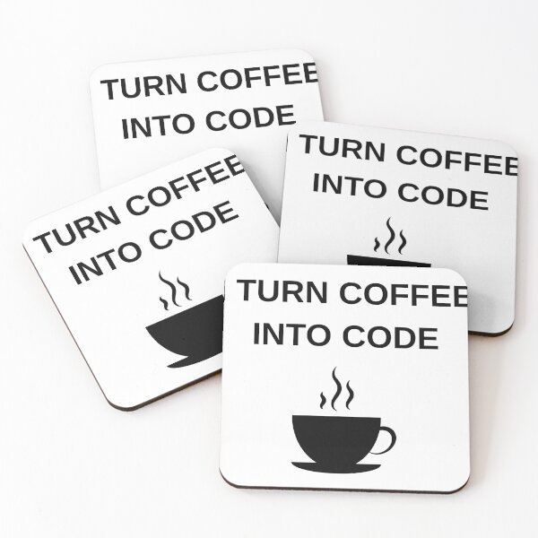 Item preview, I TURN COFFEE INTO CODE FUNNY designed and sold by eihabo.