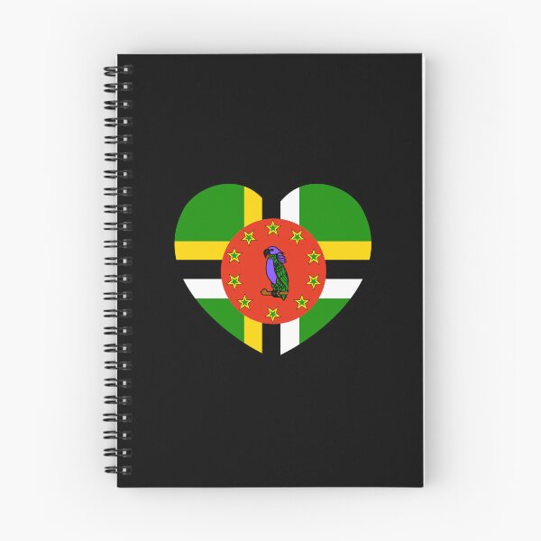 Item preview, Dominica Flag Heart DM designed and sold by shitpostee.