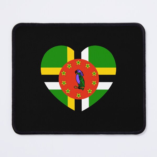 Item preview, Dominica Flag Heart DM designed and sold by shitpostee.