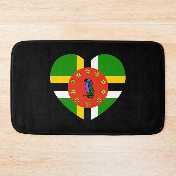 Item preview, Dominica Flag Heart DM designed and sold by shitpostee.