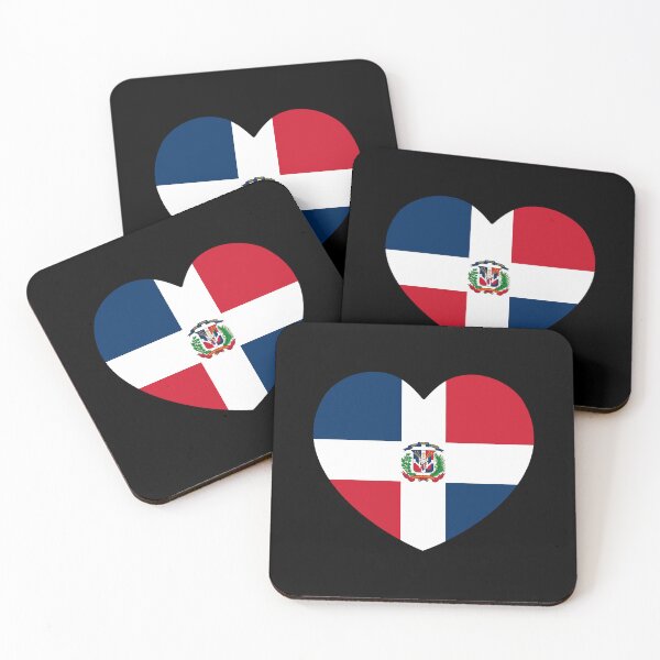 Item preview, Dominican Republic Flag Heart DO designed and sold by shitpostee.