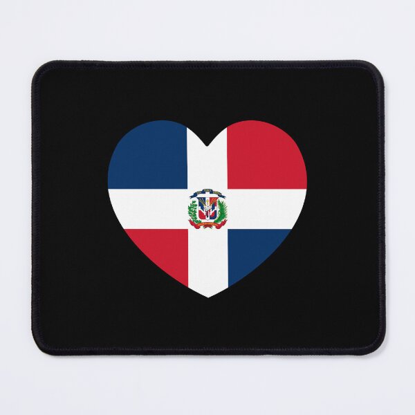 Item preview, Dominican Republic Flag Heart DO designed and sold by shitpostee.