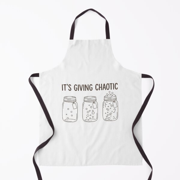 Item preview, It's Giving Chaotic Funny Mason Jar T-Shirt | Chaos Aesthetic Humor Meme Design designed and sold by StickerNestYou.