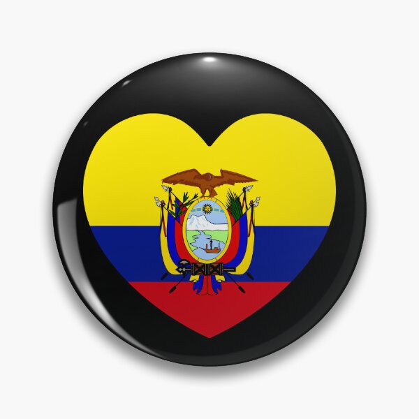 Item preview, Ecuador Flag Heart EC designed and sold by shitpostee.