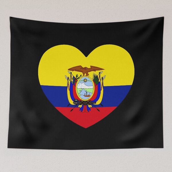 Item preview, Ecuador Flag Heart EC designed and sold by shitpostee.