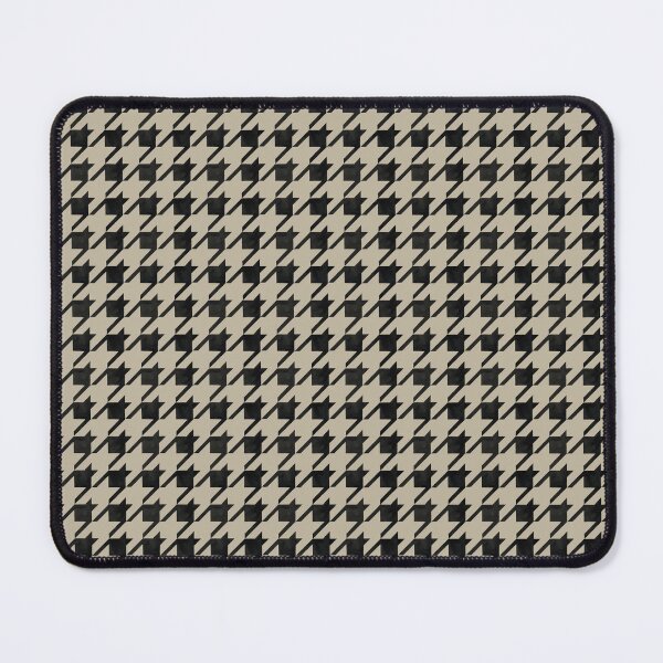 Item preview, Handcrafted Houndstooth Beige and Black XXL  designed and sold by Lidra Zehcnas.