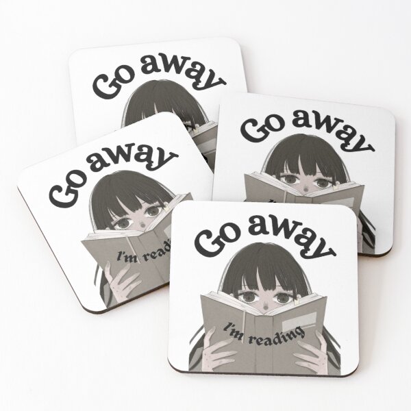 Item preview, Go Away I'm Reading Funny Introvert Anime Girl T-Shirt designed and sold by Mittal-Designs.