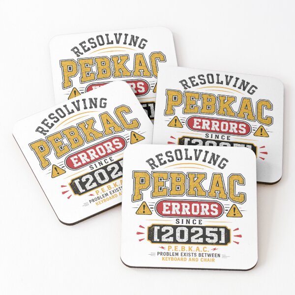 Item preview, Funny PEBKAC IT Support Technician Design designed and sold by Mosslume Studio.