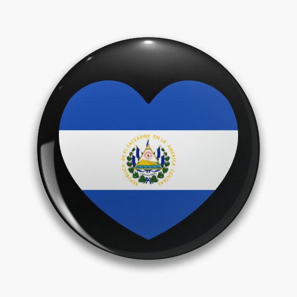 Item preview, El Salvador Flag Heart SV designed and sold by shitpostee.
