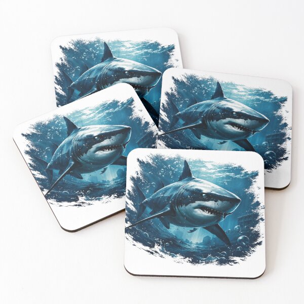 Item preview, Great White Shark  designed and sold by bluecurrentco.