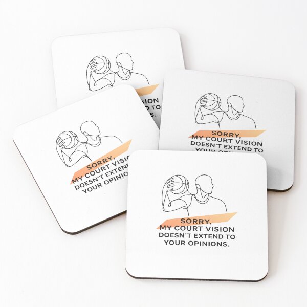 Item preview, Witty Basketball & Court Quote - Court Vision designed and sold by RunningWhiskers.