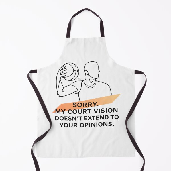 Item preview, Witty Basketball & Court Quote - Court Vision designed and sold by RunningWhiskers.