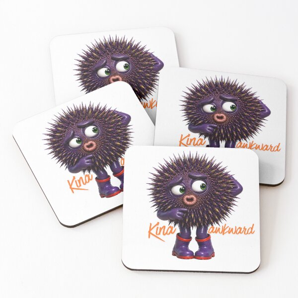 Item preview, Kina Awkward | Funny New Zealand Kina | Cheeky Creatures designed and sold by Cheeky Creatures.