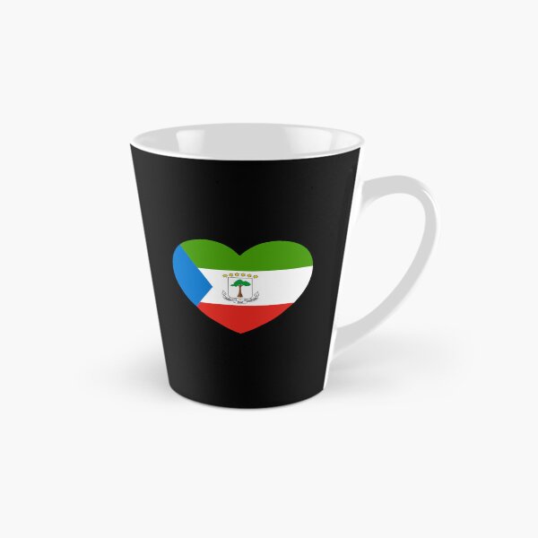 Item preview, Equatorial Guinea Flag Heart GQ designed and sold by shitpostee.