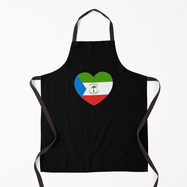 Item preview, Equatorial Guinea Flag Heart GQ designed and sold by shitpostee.