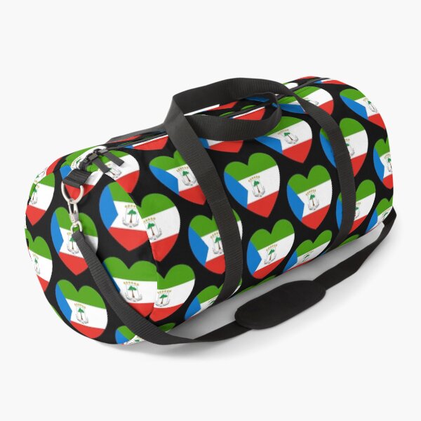 Item preview, Equatorial Guinea Flag Heart GQ designed and sold by shitpostee.