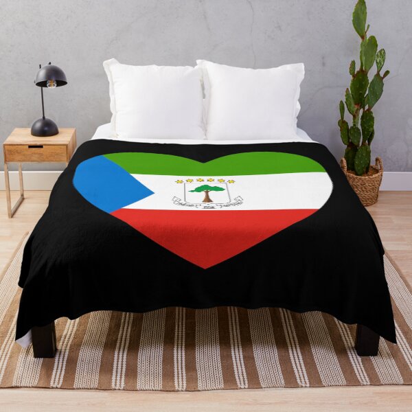 Item preview, Equatorial Guinea Flag Heart GQ designed and sold by shitpostee.