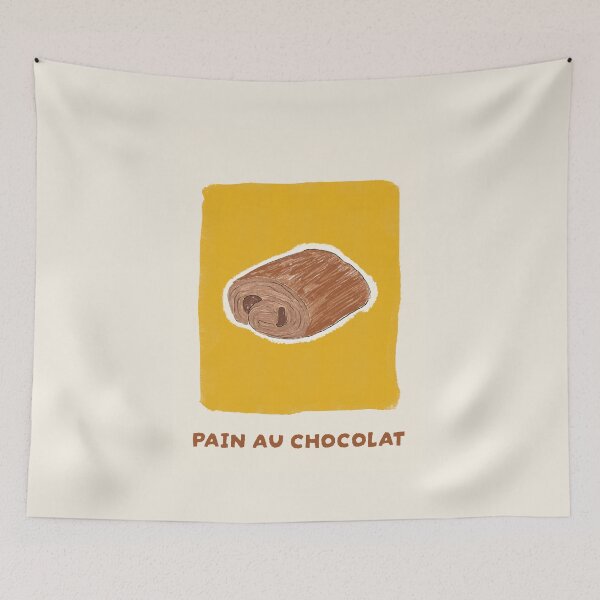 Item preview, Pain au Chocolat Bakery Illustration  designed and sold by lyiris.