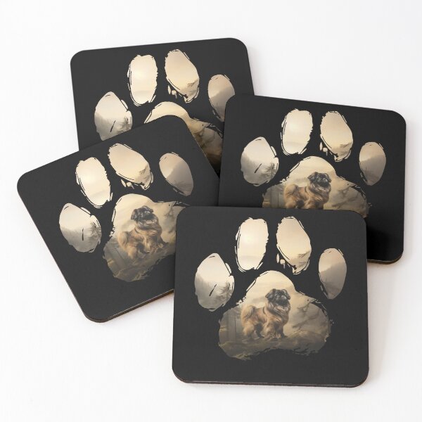 Item preview, Funny Pekingese Paw Foggy Mountain Tree Mom Dad Kids designed and sold by rafaeltto.