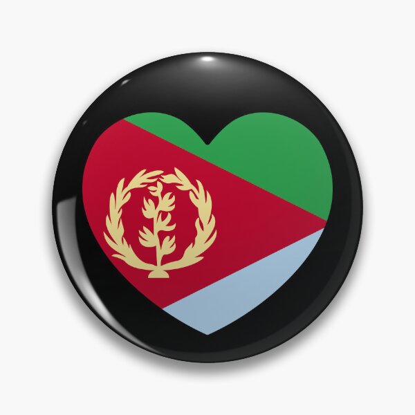 Item preview, Eritrea Flag Heart ER designed and sold by shitpostee.