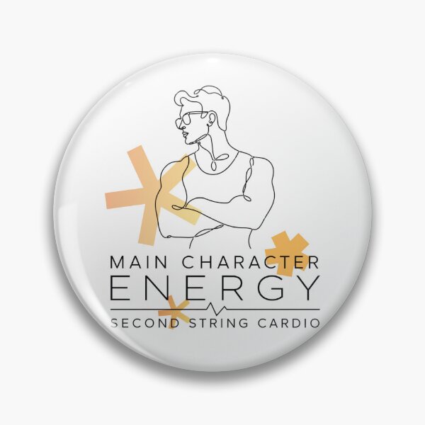 Item preview, Relatable Sports Quote - Main Character Energy Second String Cardio designed and sold by RunningWhiskers.