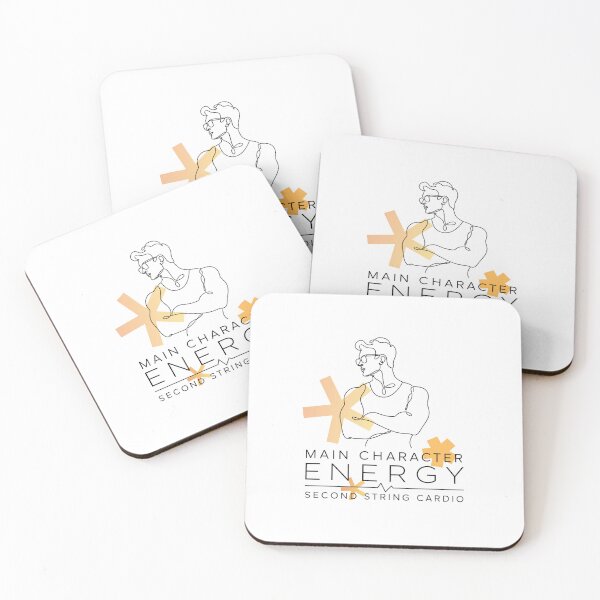 Item preview, Relatable Sports Quote - Main Character Energy Second String Cardio designed and sold by RunningWhiskers.