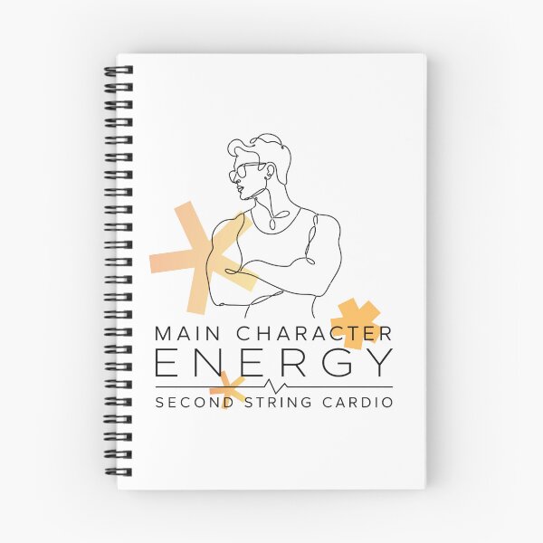 Item preview, Relatable Sports Quote - Main Character Energy Second String Cardio designed and sold by RunningWhiskers.