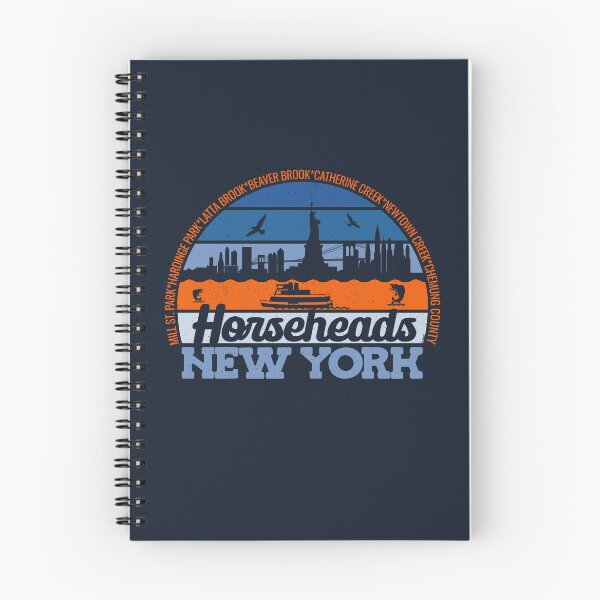 Item preview, Horseheads New York Sunset Retro Vintage Local Pride Logo designed and sold by CRHPOD20.