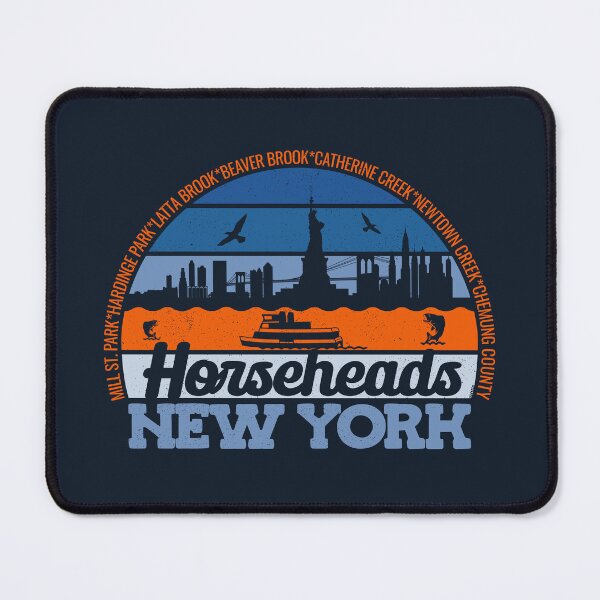 Item preview, Horseheads New York Sunset Retro Vintage Local Pride Logo designed and sold by CRHPOD20.