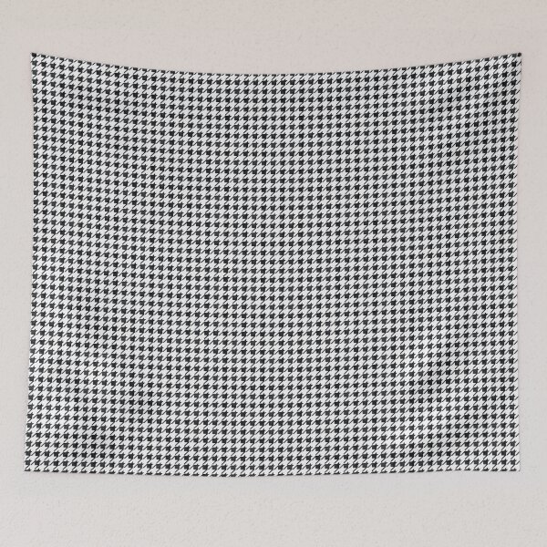 Item preview, Handcrafted Houndstooth Classic Black and Off White XS designed and sold by Lidra Zehcnas.