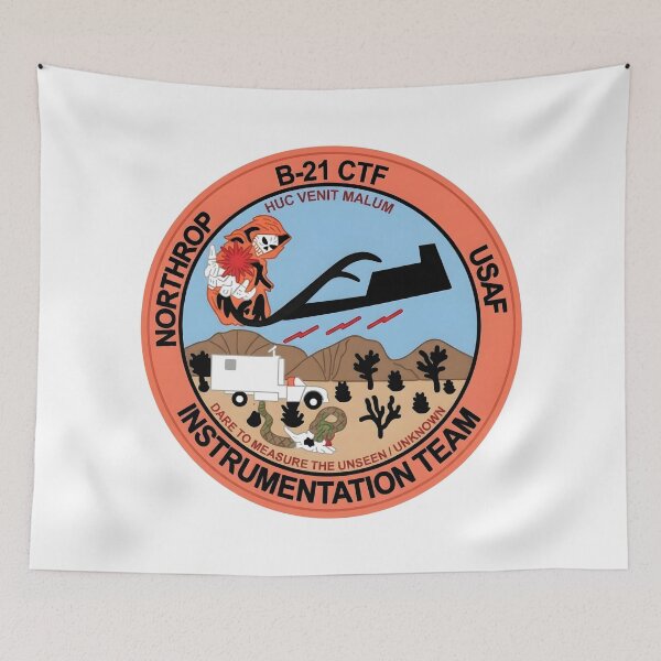 Item preview, USAF Northrop B-21 Raider CTF Instrumentation Team Patch designed and sold by CharlieDesings.