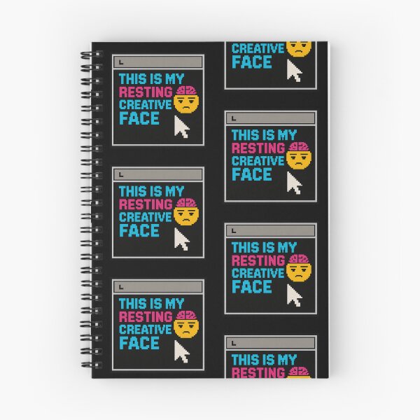 Item preview, Creative Concentration – Resting Creative Face designed and sold by Mad Factory Designs.