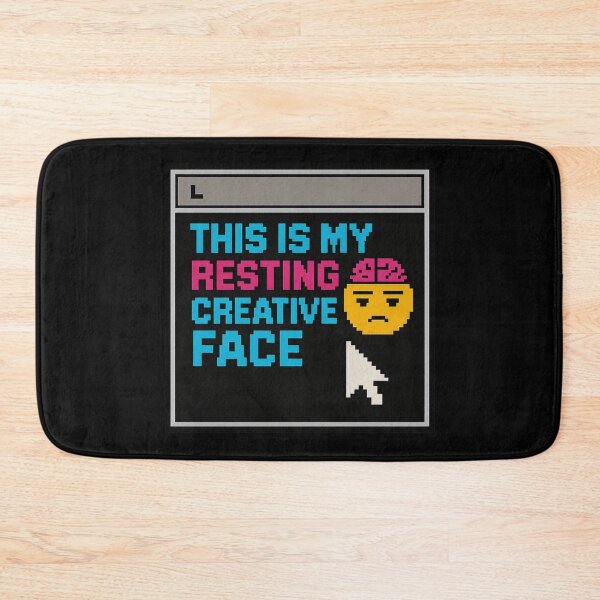 Item preview, Creative Concentration – Resting Creative Face designed and sold by Mad Factory Designs.