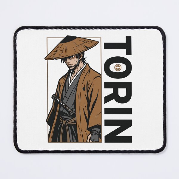 Item preview, Torin Samurai Warrior Japanese Ronin Anime Graphic Tee designed and sold by StickerNestYou.